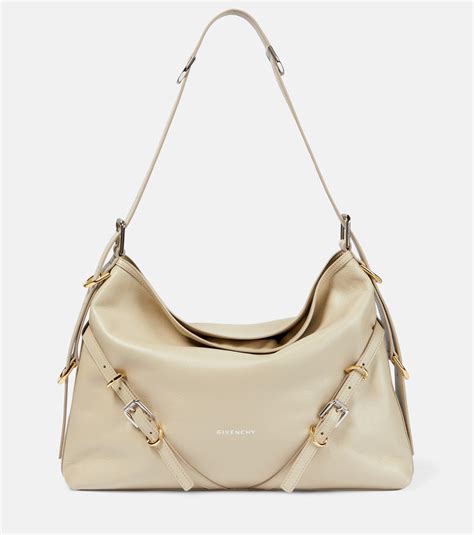 givenchy slouchy shoulder bag|Medium Voyou bag in leather in .